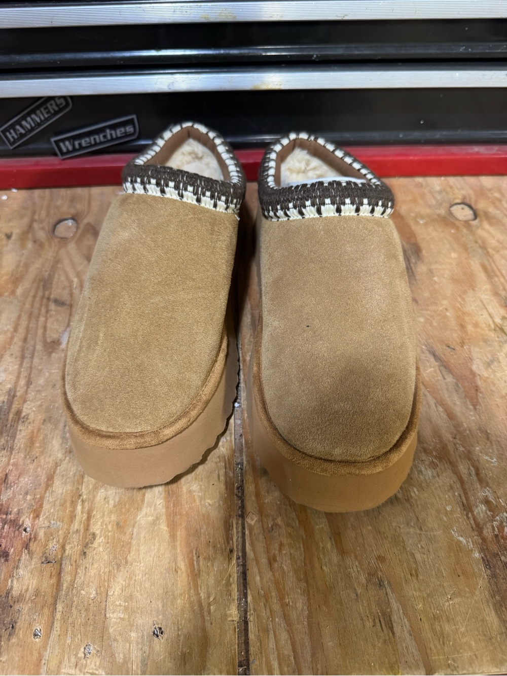 Steve Madden Selena 2 Platform Slip On Faux Fur Mule Women’s 9 New